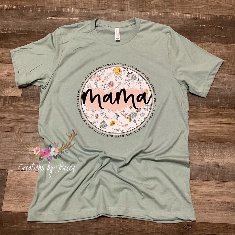 Mama plus size shirt